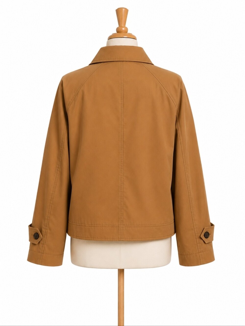 GAP Brown Asymmetrical Short Trench Jacket | XXL T NWT - Picture 12 of 16